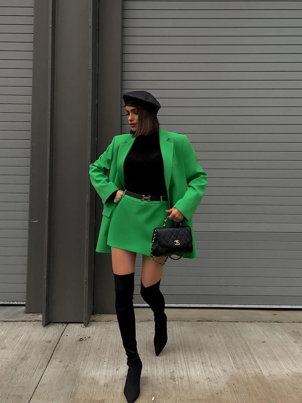 Blazer & Rok Set - Dames - Chic en Stijlvol met Elegante Pasvorm en Hoogwaardige Materialen