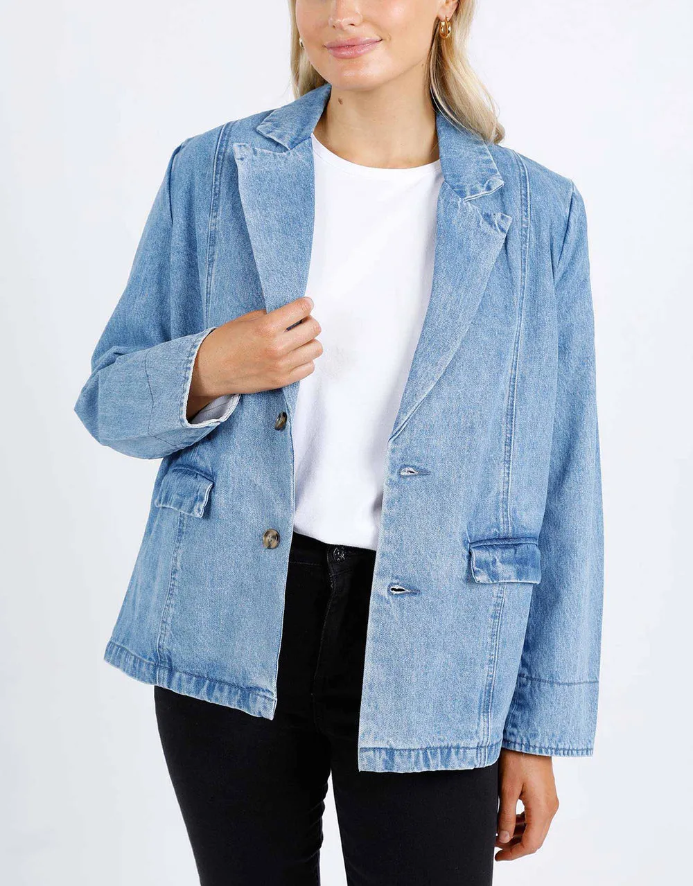 Cate Denim Blazer
