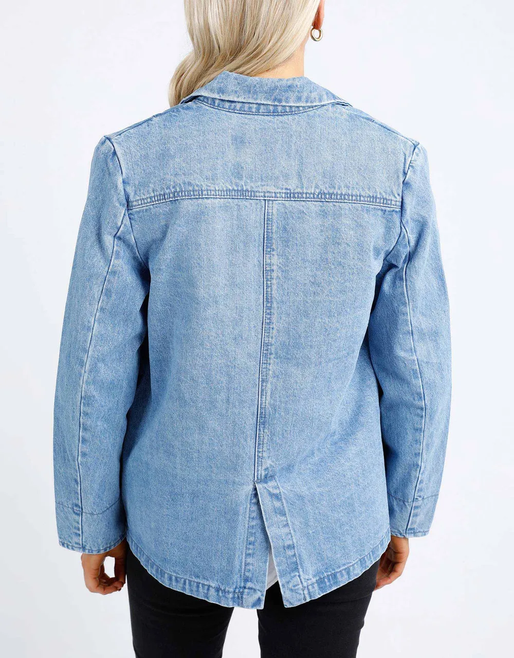 Cate Denim Blazer