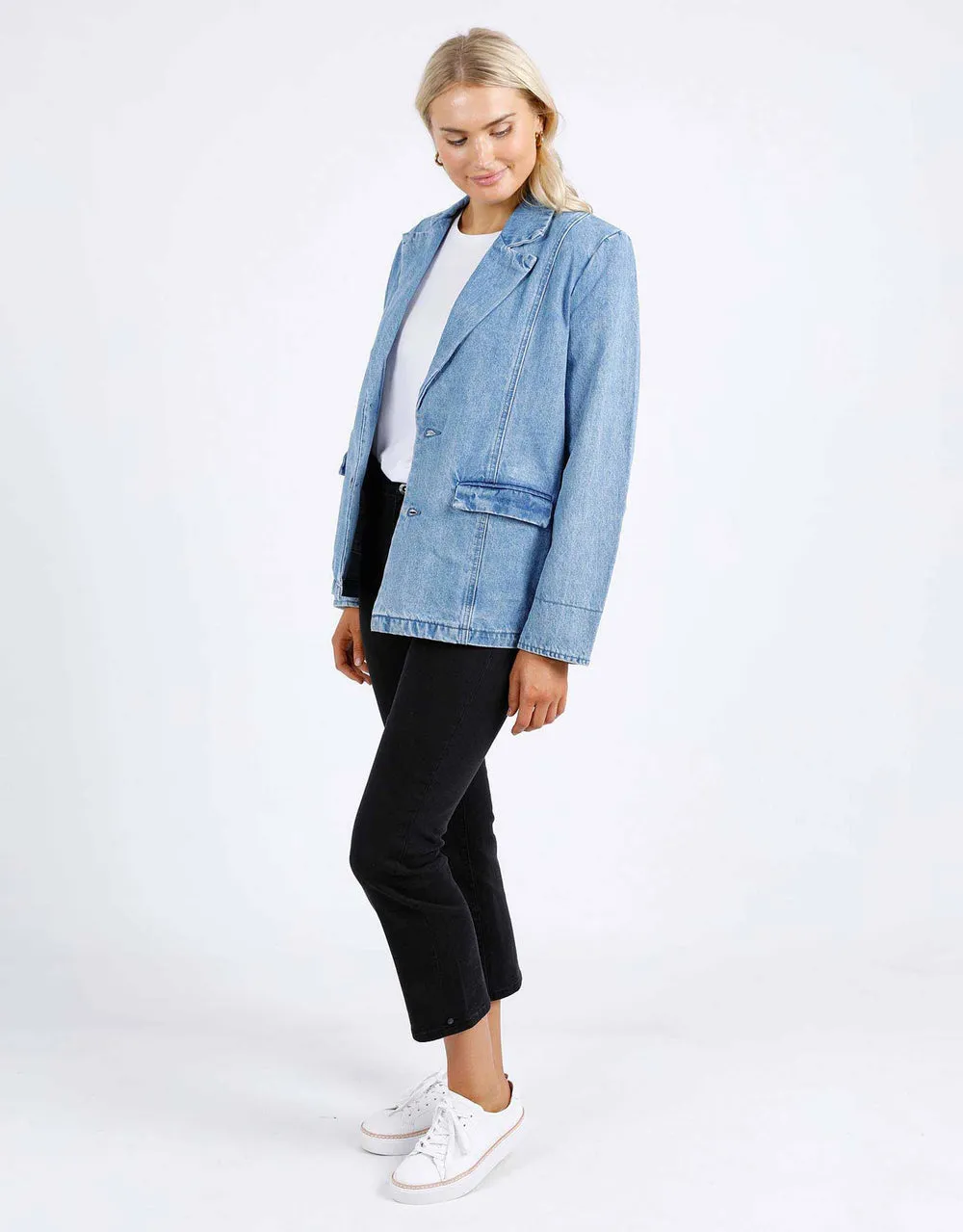 Cate Denim Blazer