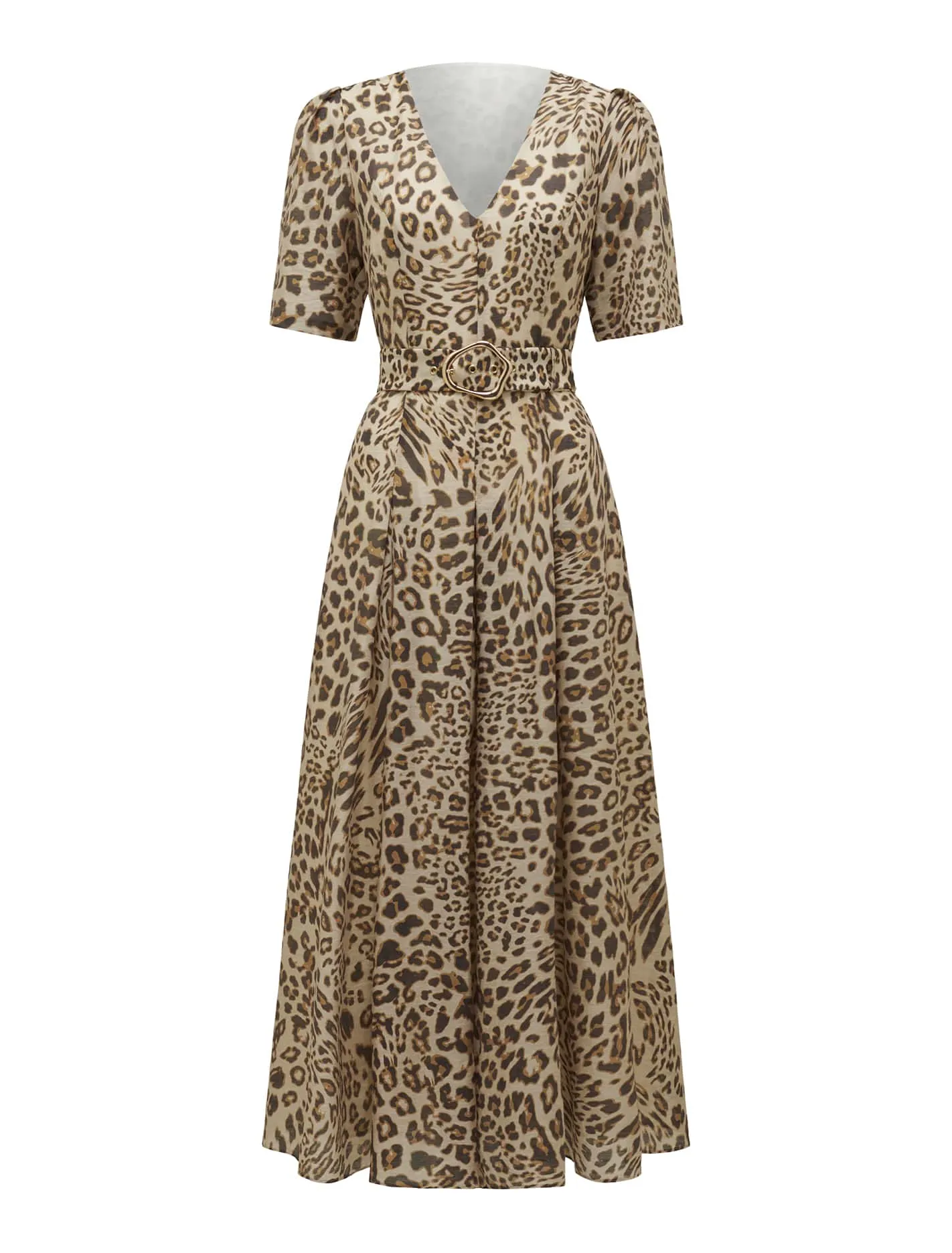 Melinda Belted Midi Dress