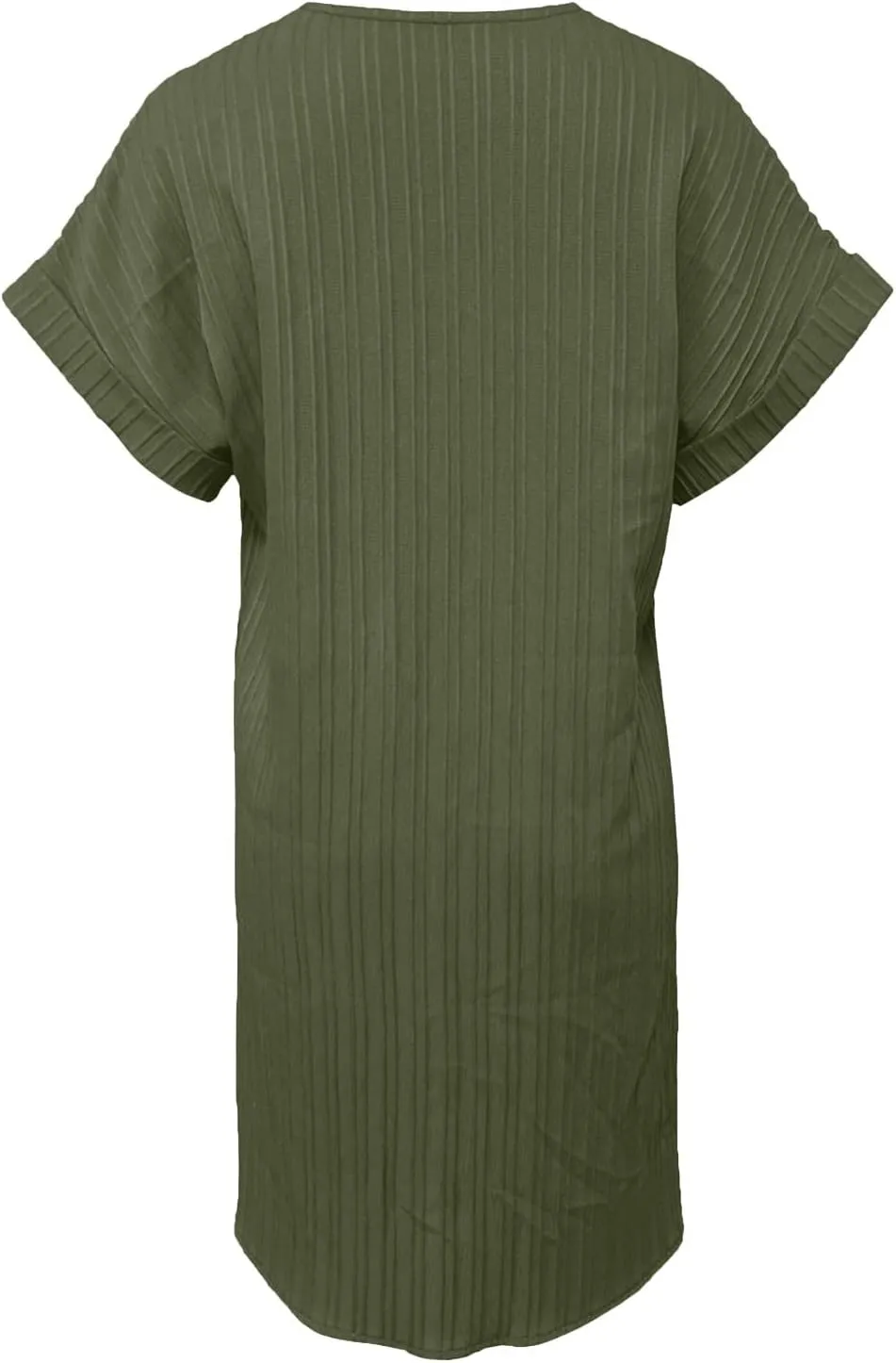 Womens Button Down Summer Dress 2025 Spring Flutter Sleeve Cotton Linen Dress Plus Size Beach A Line Casual Dress