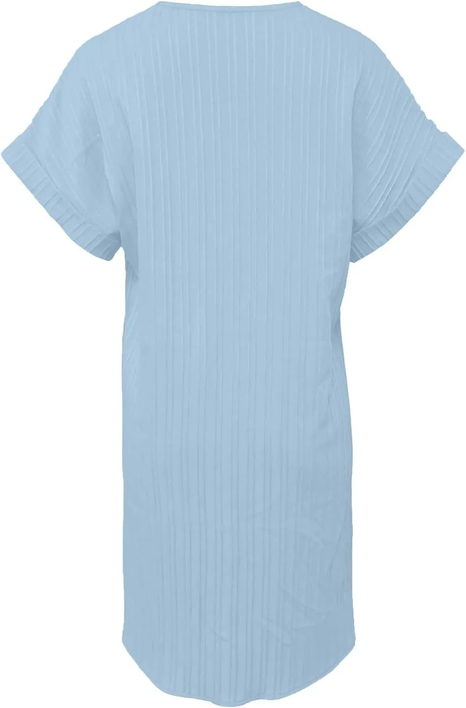 Womens Button Down Summer Dress 2025 Spring Flutter Sleeve Cotton Linen Dress Plus Size Beach A Line Casual Dress